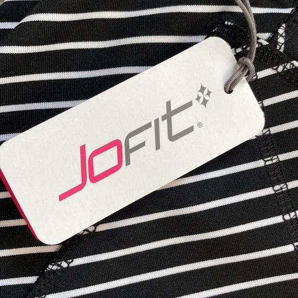 Jofit Packable Pant Black w/ White Stripes Size M UB003-DGS - Picture 5 of 7